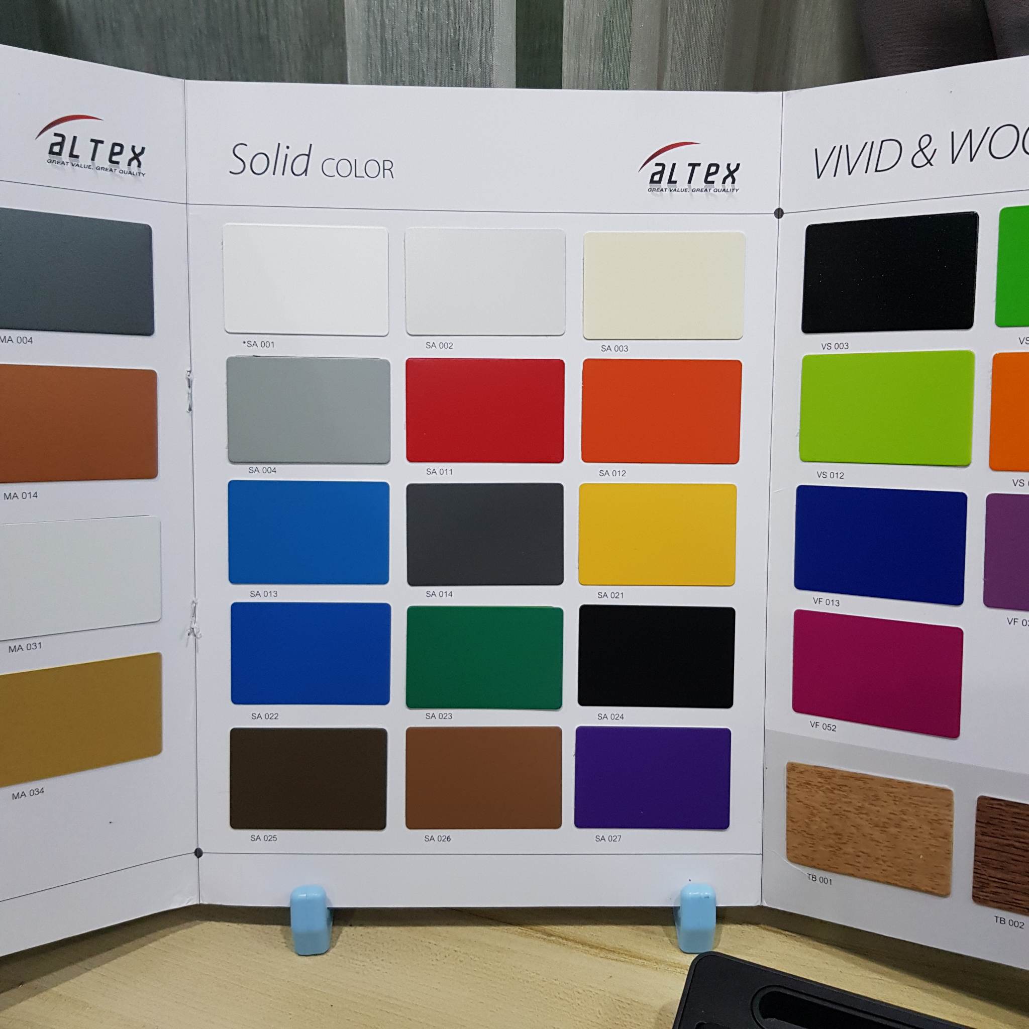 ตัวอย่างสี COLOR CHART | ALTEX แผ่นอลูมิเนียมคอมโพสิต